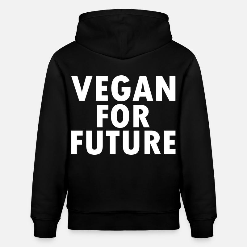Vegan for future - Stanley/Stella Unisex Bio-Hoodie CRUISER - Schwarz
