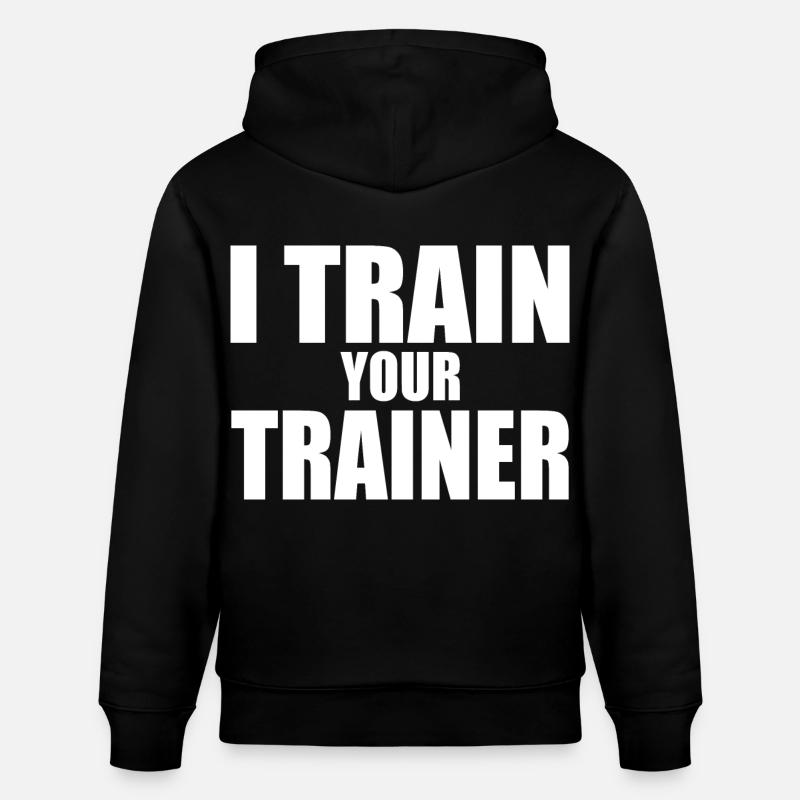 I train your trainer - Sweat à capuche bio CRUISER Stanley/Stella Unisexe - noir