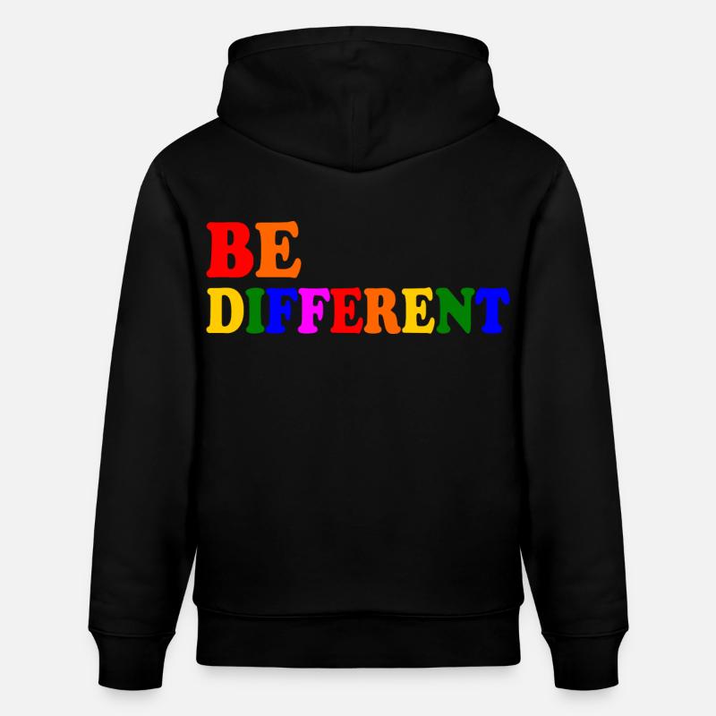 Be different - Sweat à capuche bio CRUISER Stanley/Stella Unisexe - noir