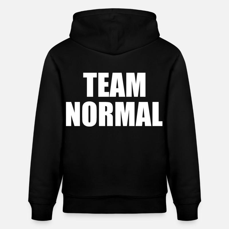 Team normal - Sweat à capuche bio CRUISER Stanley/Stella Unisexe - noir