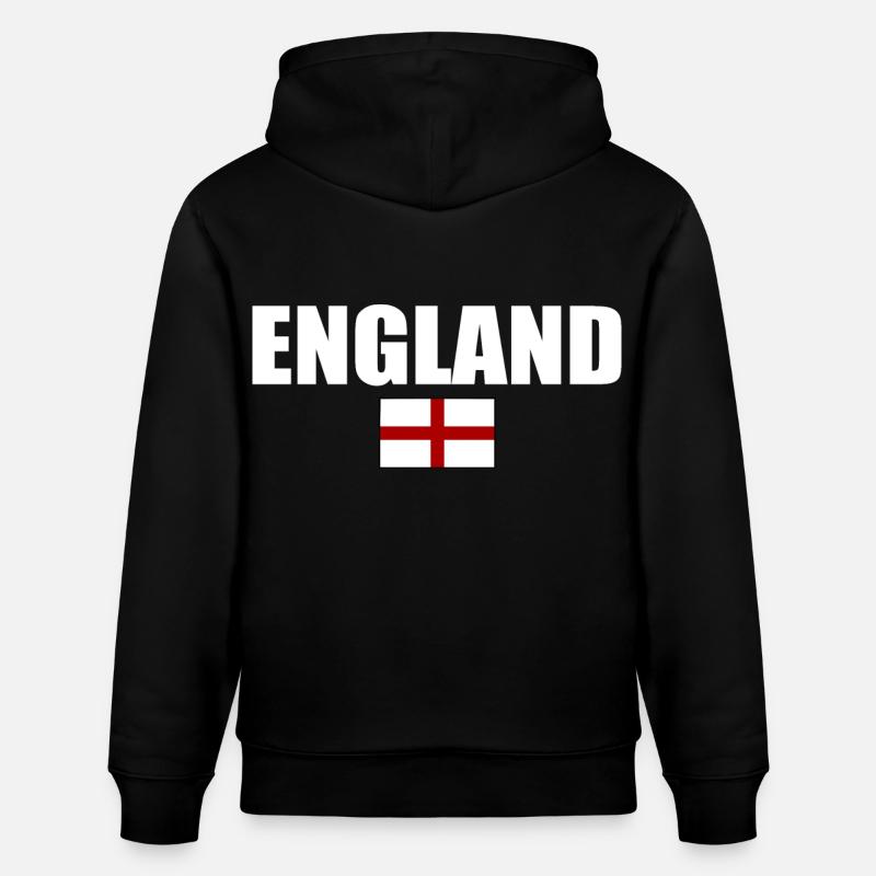 angleterre - Sweat à capuche bio CRUISER Stanley/Stella Unisexe - noir