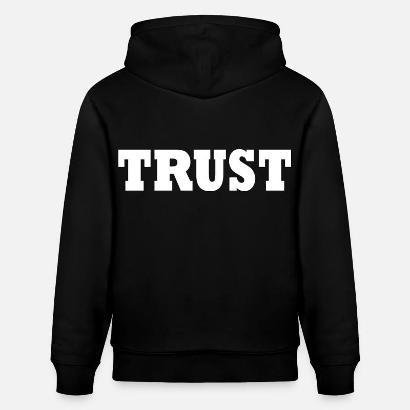 Trust - Sweat à capuche bio CRUISER Stanley/Stella Unisexe - noir