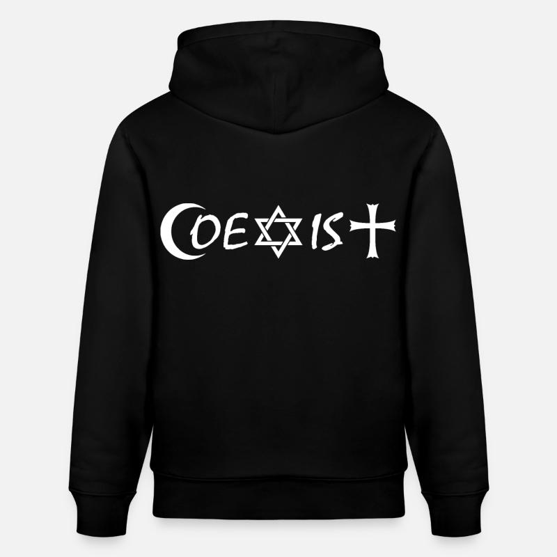 coexist - Sweat à capuche bio CRUISER Stanley/Stella Unisexe - noir