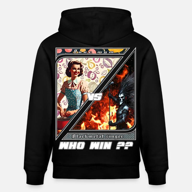 Duel Retro Metal Moderne - Sweat à capuche bio CRUISER Stanley/Stella Unisexe - noir