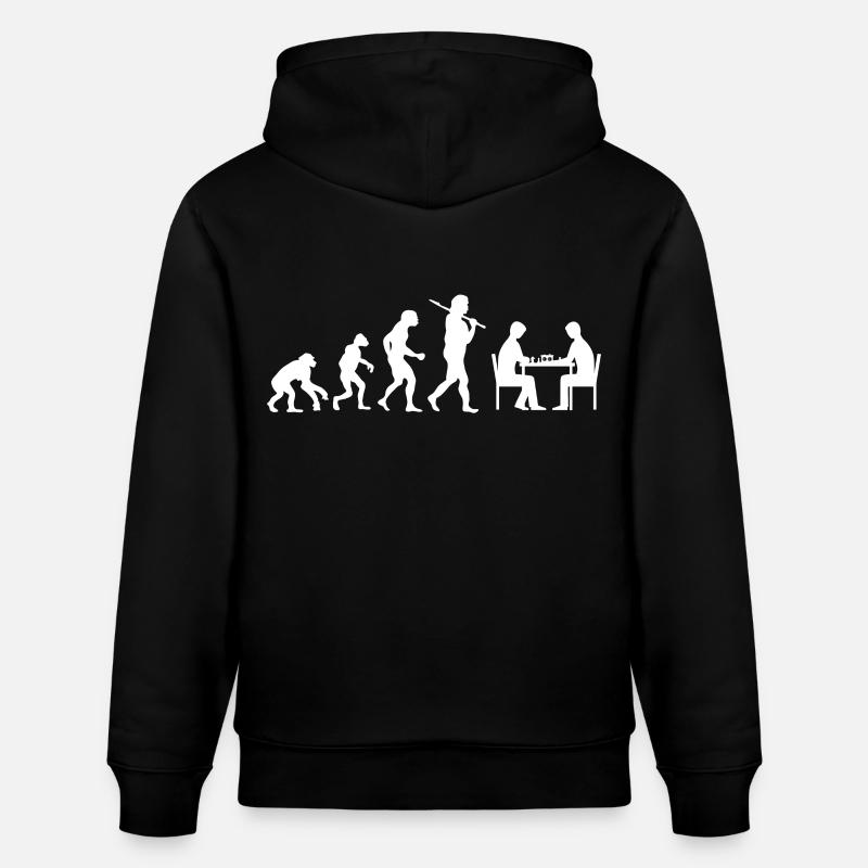 Les échecs de l’évolution - Sweat à capuche bio CRUISER Stanley/Stella Unisexe - noir
