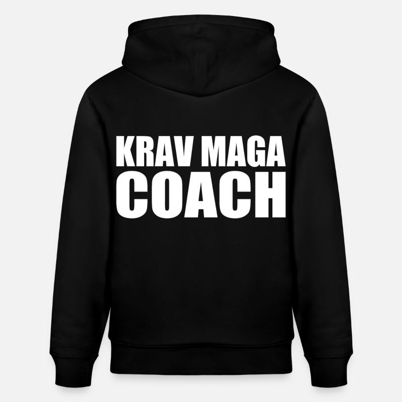Krav maga - Sweat à capuche bio CRUISER Stanley/Stella Unisexe - noir