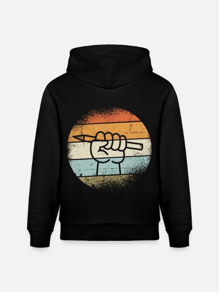 Draftsman gifts - Stanley/Stella CRUISER Unisex Organic Hoodie - black