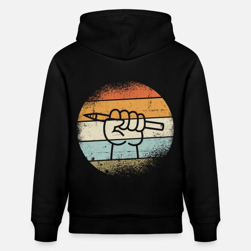 Cadeaux de dessinateur - Sweat à capuche bio CRUISER Stanley/Stella Unisexe - noir