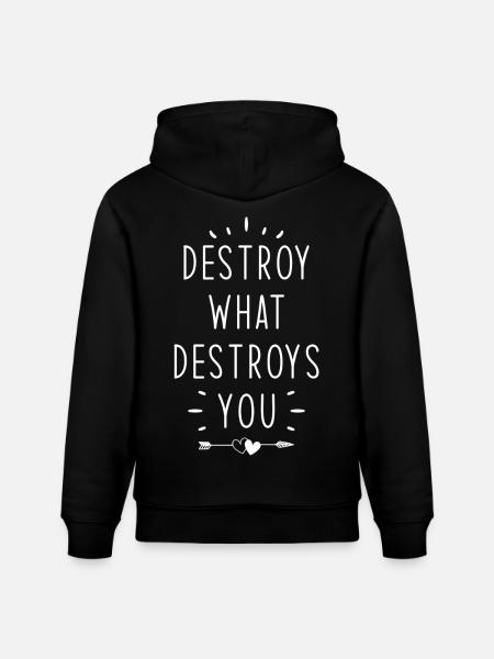 Break what breaks you - Stanley/Stella CRUISER Unisex Organic Hoodie - black