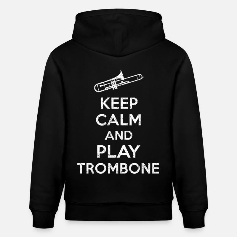 Trombone - Sweat à capuche bio CRUISER Stanley/Stella Unisexe - noir