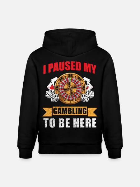 Casino Saying - Stanley/Stella CRUISER Unisex Organic Hoodie - black