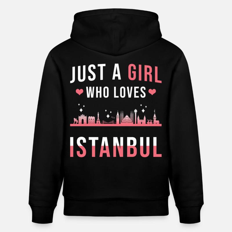 Istanbul - Sweat à capuche bio CRUISER Stanley/Stella Unisexe - noir