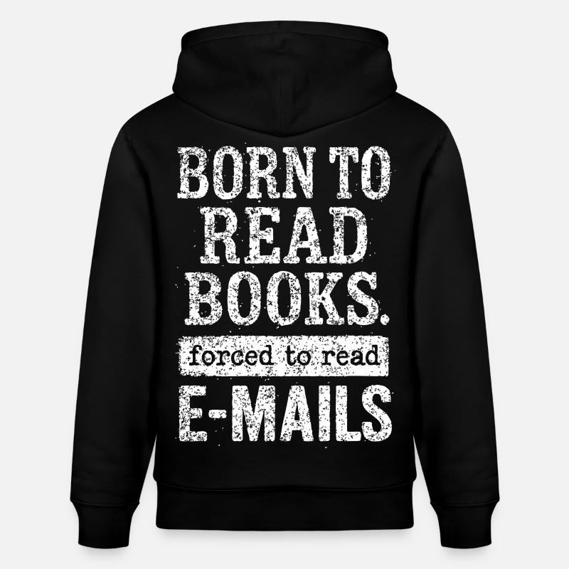 Livres nés pour lire – Déclaration - Sweat à capuche bio CRUISER Stanley/Stella Unisexe - noir