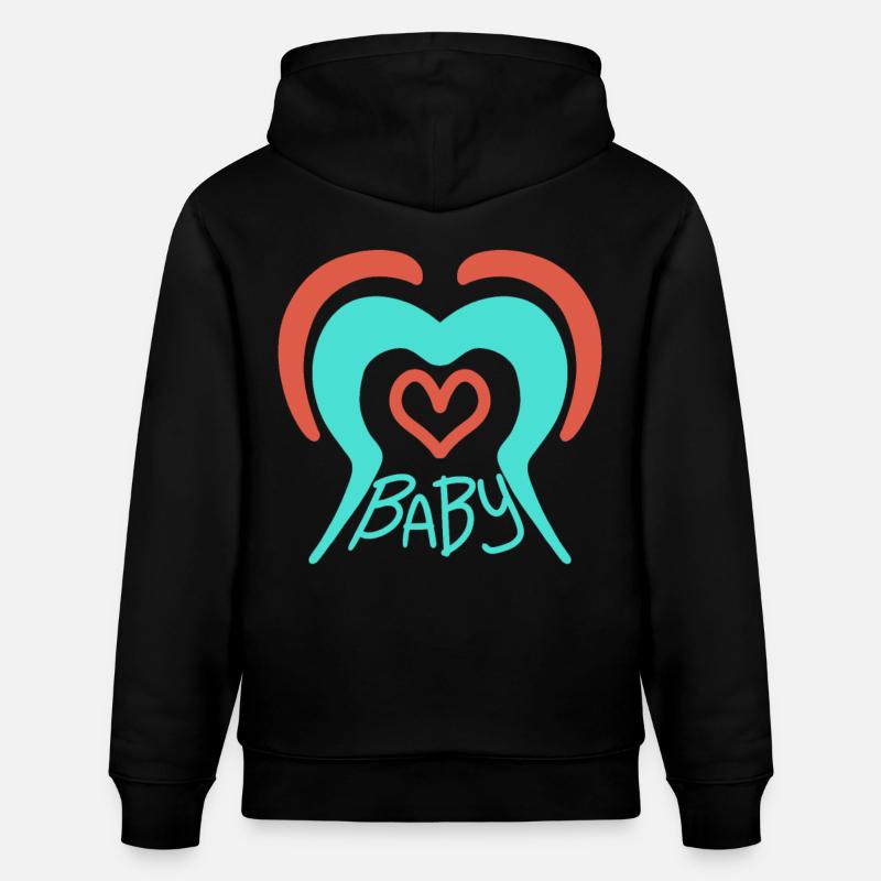 Bébé - Sweat à capuche bio CRUISER Stanley/Stella Unisexe - noir