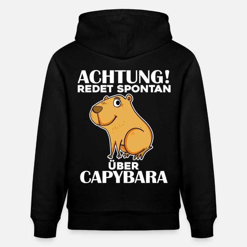 Capybara - Stanley/Stella Unisex Bio-Hoodie CRUISER  - Schwarz