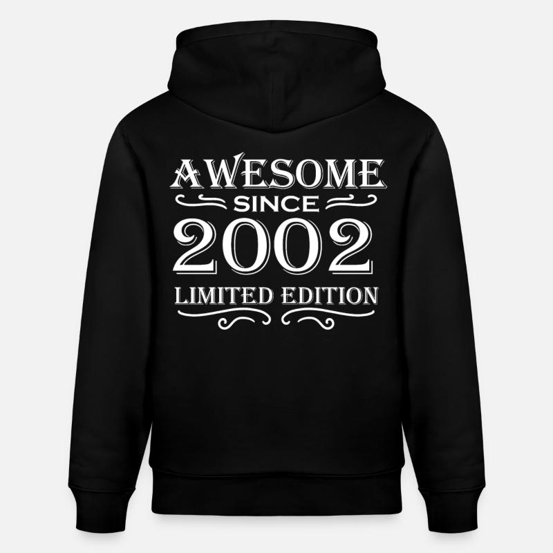 2002 - Sweat à capuche bio CRUISER Stanley/Stella Unisexe - noir