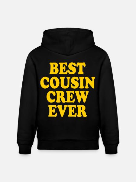 Best cousin crew ever - Stanley/Stella CRUISER Unisex Organic Hoodie - black