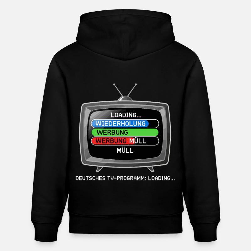 Deutsches TV-Programm: Loading... - Stanley/Stella Unisex Bio-Hoodie CRUISER  - Schwarz