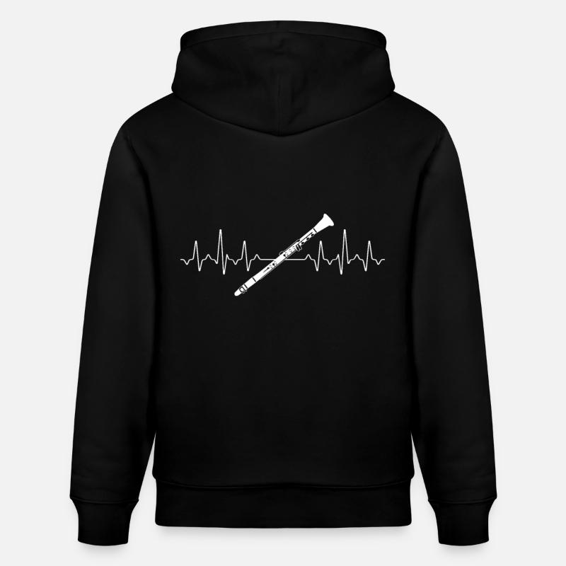Klarinette - Stanley/Stella Unisex Bio-Hoodie CRUISER  - Schwarz