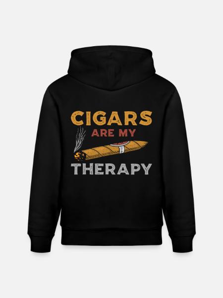 Cigars gift - Stanley/Stella CRUISER Unisex Organic Hoodie - black