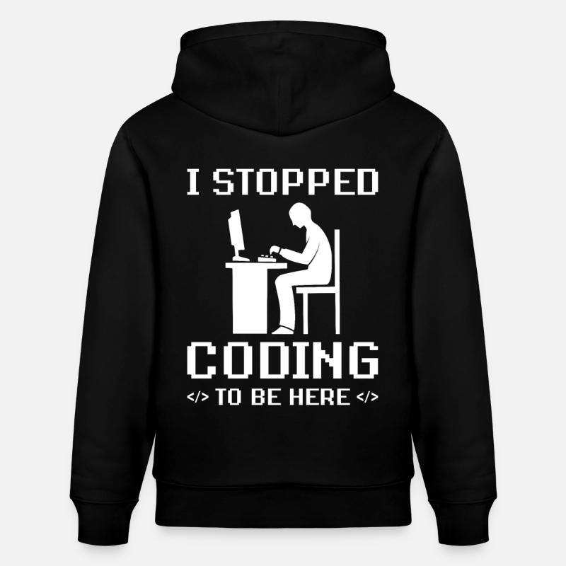 Cadeau de programmeur - Sweat à capuche bio CRUISER Stanley/Stella Unisexe - noir