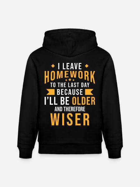 homework - Stanley/Stella CRUISER Unisex Organic Hoodie - black