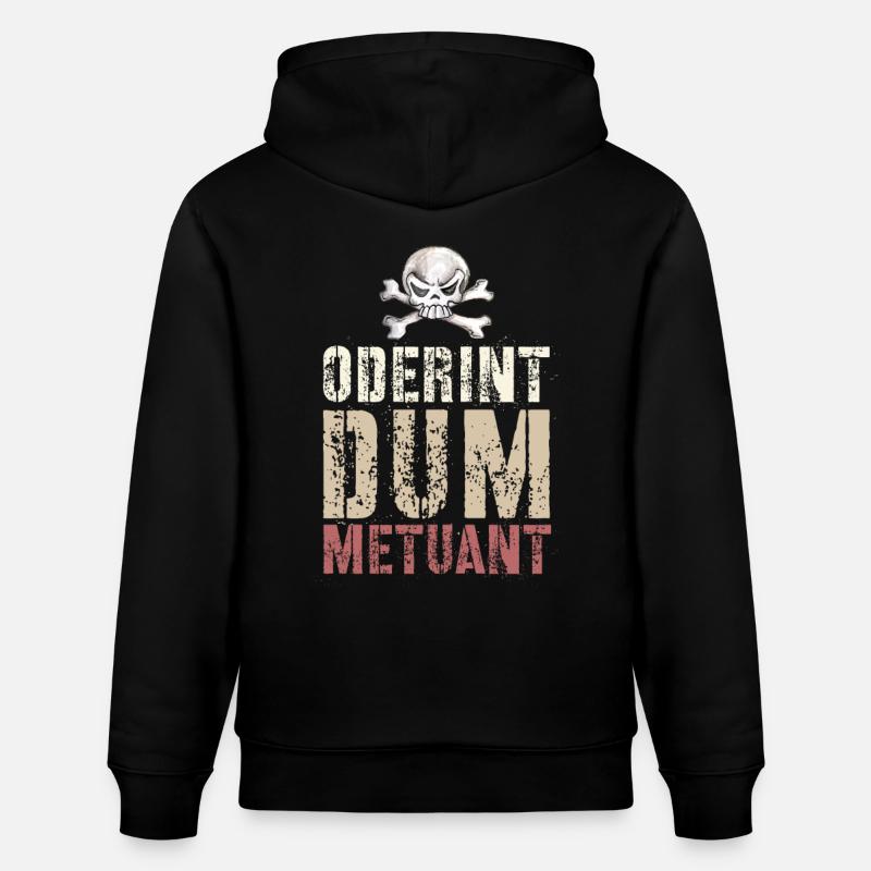 Oderent dum Metuant - Sweat à capuche bio CRUISER Stanley/Stella Unisexe - noir