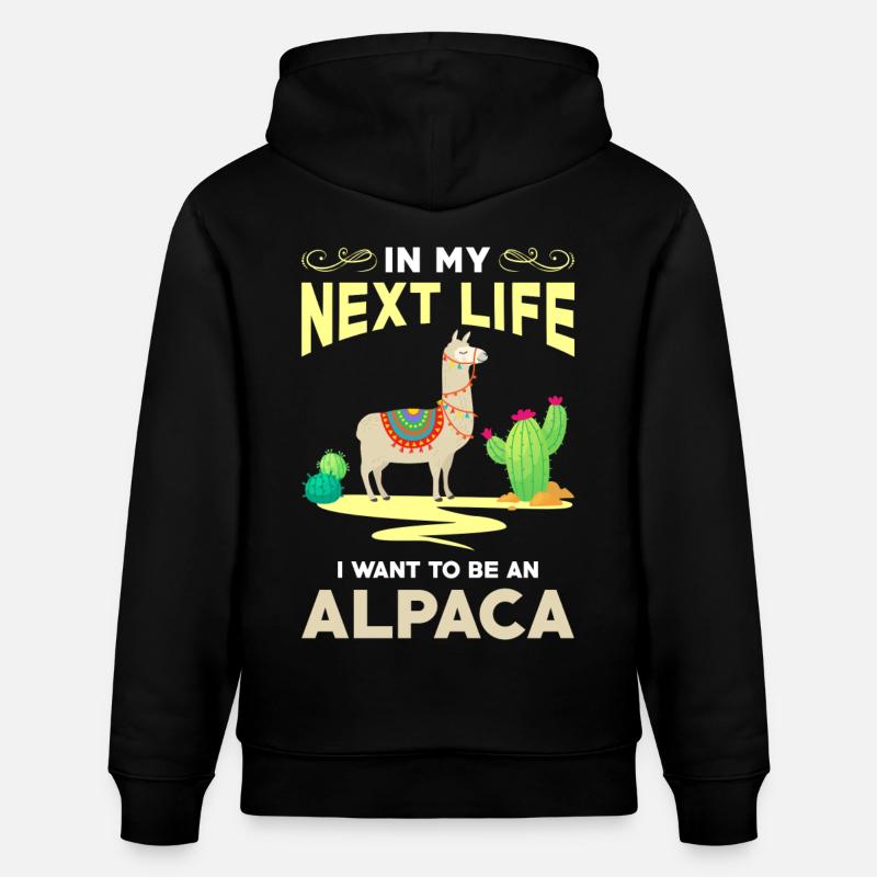 Alpaga - Sweat à capuche bio CRUISER Stanley/Stella Unisexe - noir
