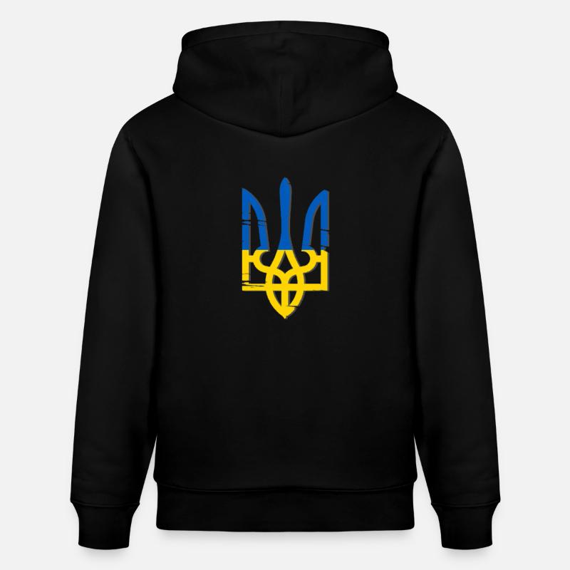 Symbole de l’Ukraine - Sweat à capuche bio CRUISER Stanley/Stella Unisexe - noir