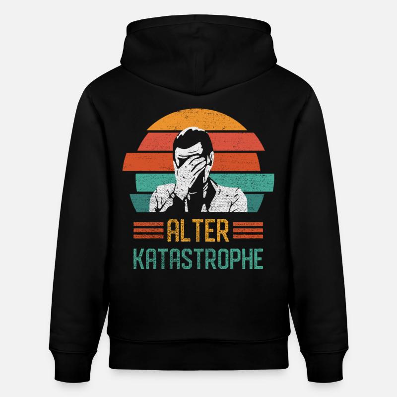 Alter Katastrophe - Stanley/Stella Unisex Bio-Hoodie CRUISER  - Schwarz