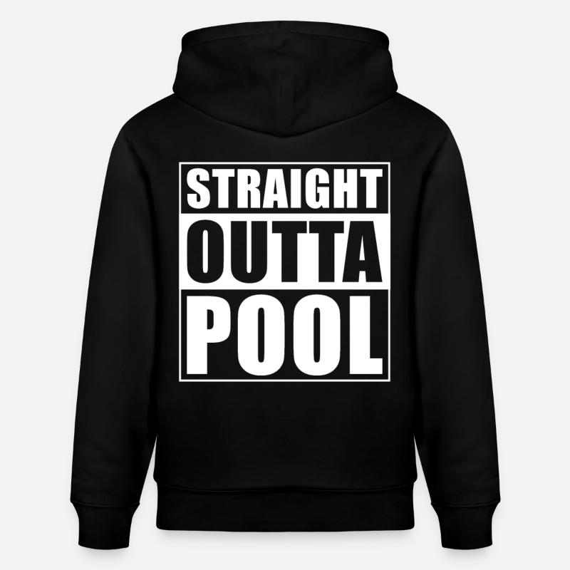 Piscine - Sweat à capuche bio CRUISER Stanley/Stella Unisexe - noir