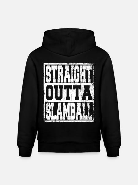 Slamball saying funny - Stanley/Stella CRUISER Unisex Organic Hoodie - black