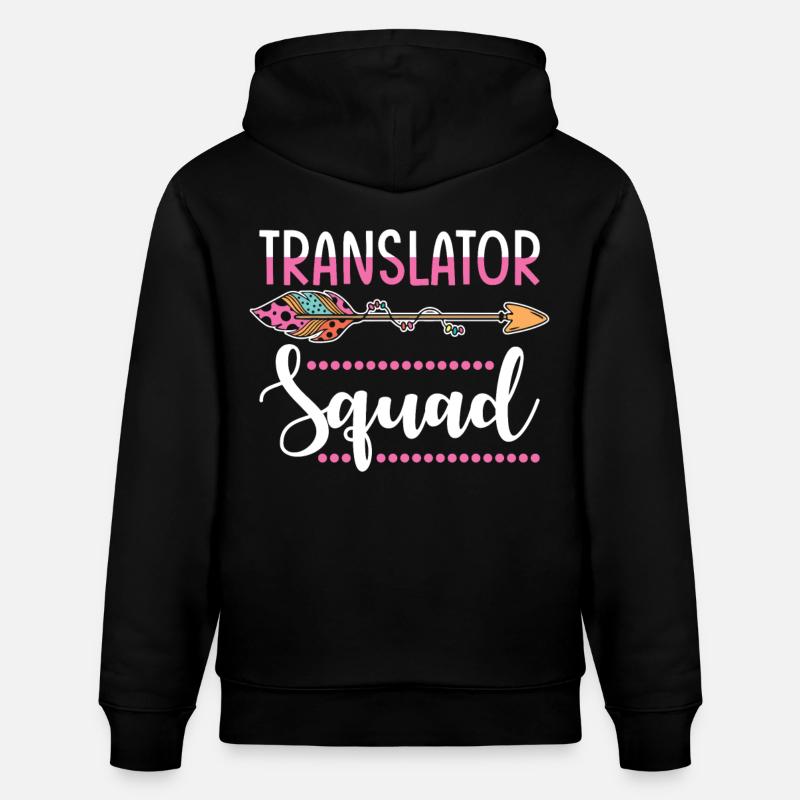 groupe de traducteurs - Sweat à capuche bio CRUISER Stanley/Stella Unisexe - noir