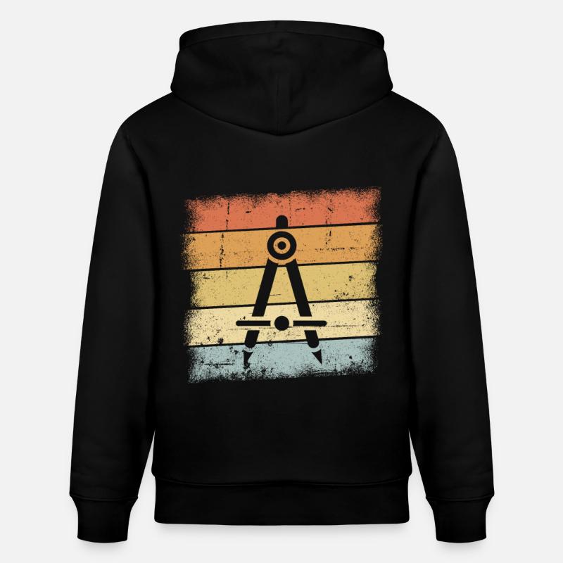 Compas - Sweat à capuche bio CRUISER Stanley/Stella Unisexe - noir