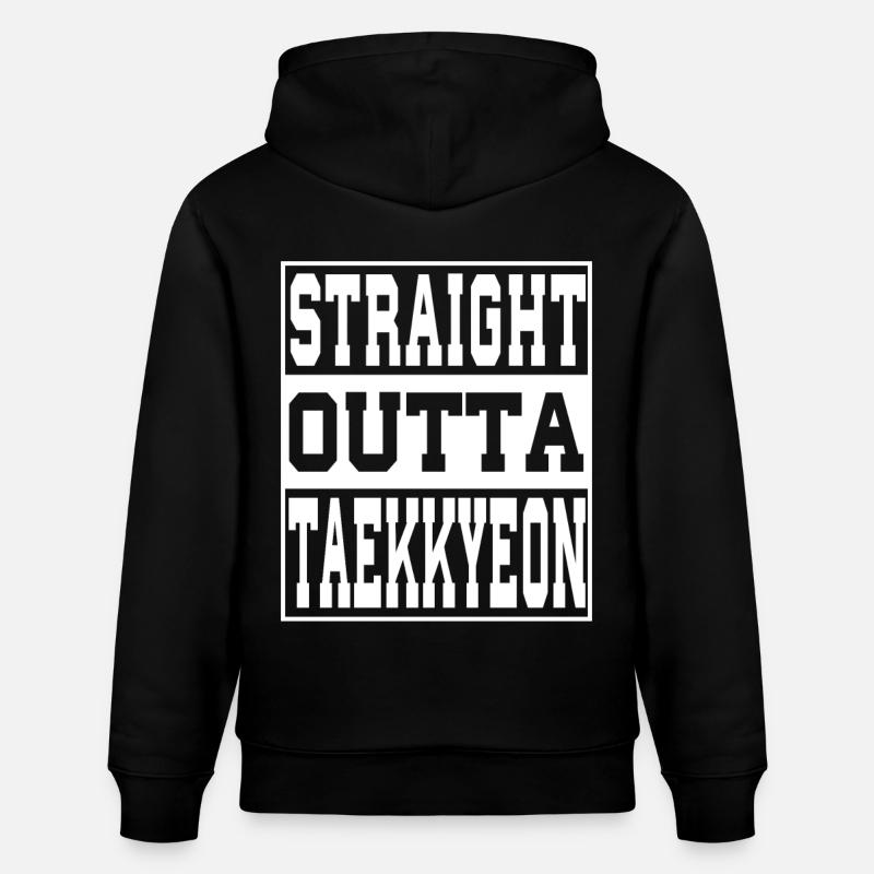 Taekkyeon dit drôle - Sweat à capuche bio CRUISER Stanley/Stella Unisexe - noir
