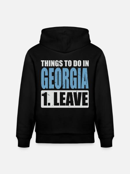 Georgia Meme - Stanley/Stella CRUISER Unisex Organic Hoodie - black