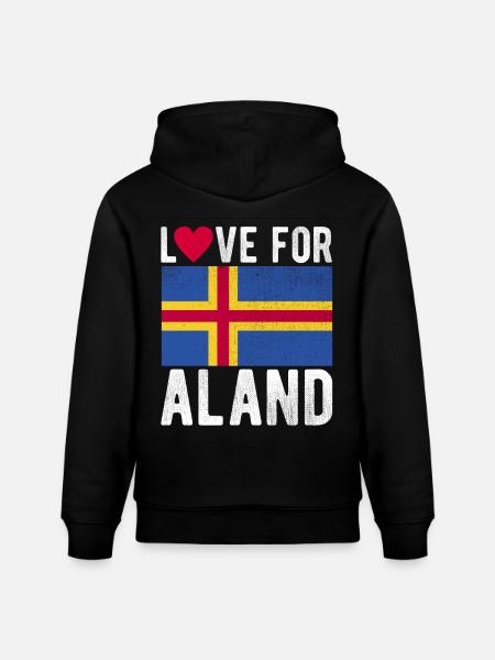 Aland Souvenir - Stanley/Stella Unisex Bio-Hoodie CRUISER - Schwarz