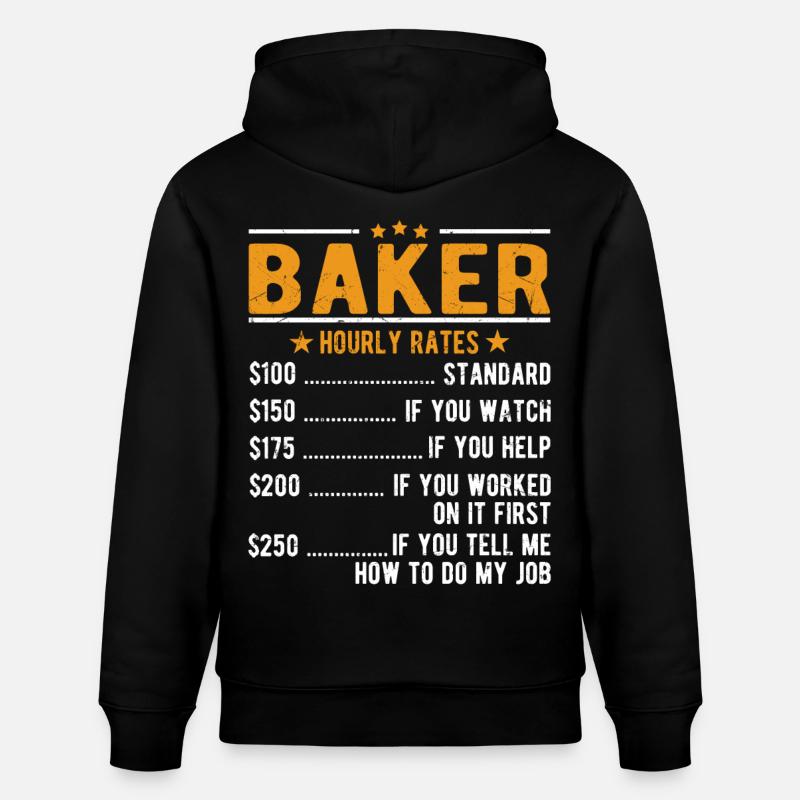 Salaire horaire de boulanger - Sweat à capuche bio CRUISER Stanley/Stella Unisexe - noir