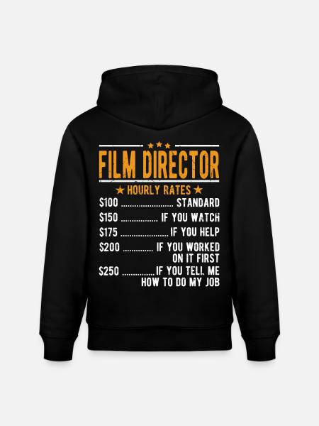 Director Hourly Wage - Stanley/Stella CRUISER Unisex Organic Hoodie - black
