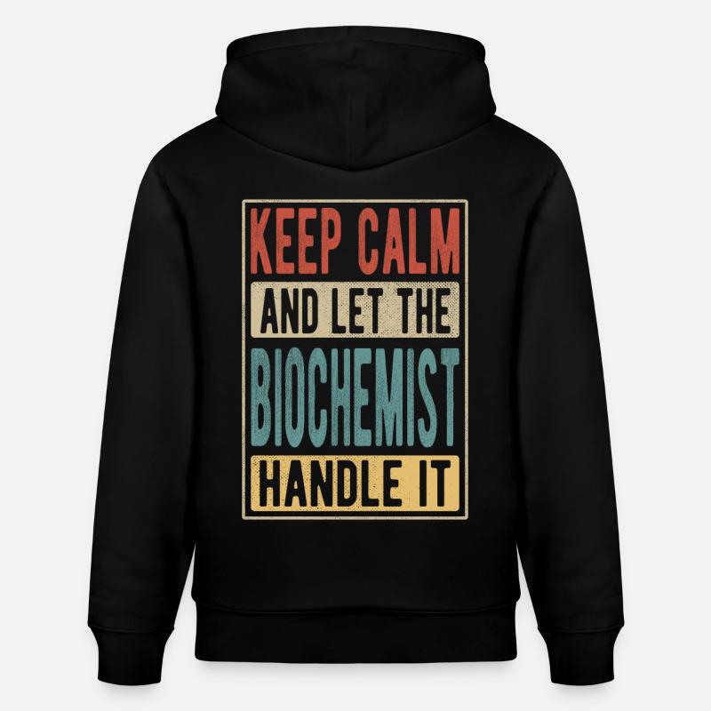 Biochemiker Retro Geschenk - Stanley/Stella Unisex Bio-Hoodie CRUISER  - Schwarz