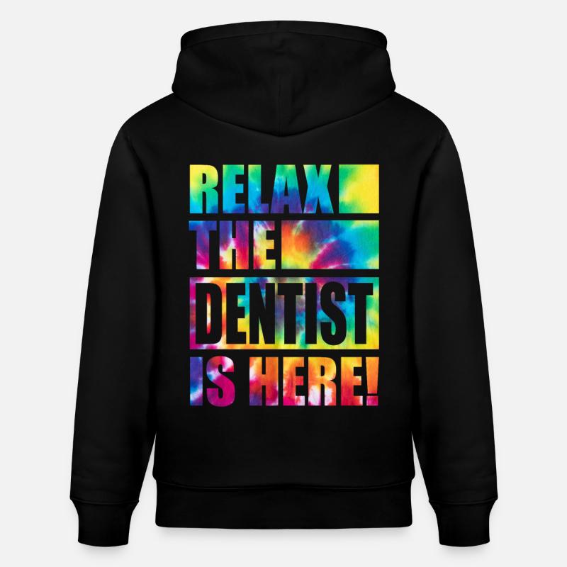 Drôle de dicton de dentiste - Sweat à capuche bio CRUISER Stanley/Stella Unisexe - noir