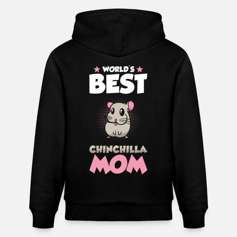Cadeau Chinchilla Mama - Sweat à capuche bio CRUISER Stanley/Stella Unisexe - noir