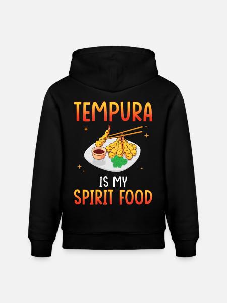 Tempura est mon plat préféré - Sweat à capuche bio CRUISER Stanley/Stella Unisexe - noir