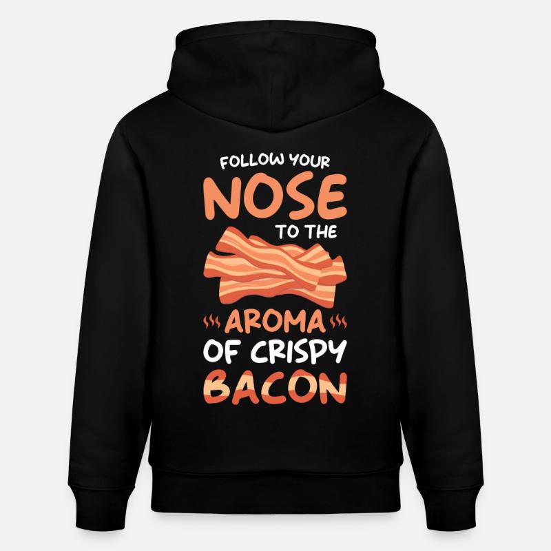 Cadeau Jambon de Bacon - Sweat à capuche bio CRUISER Stanley/Stella Unisexe - noir