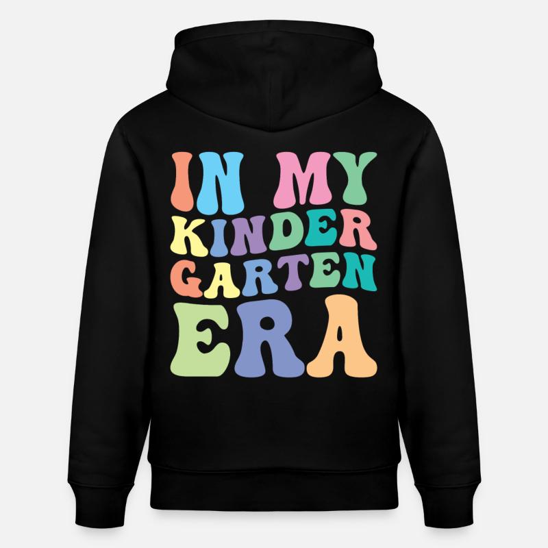 Élève Kindergarten Retro Groovy - Sweat à capuche bio CRUISER Stanley/Stella Unisexe - noir