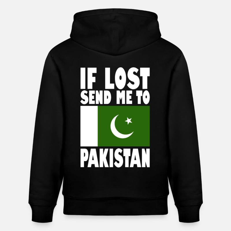 Drapeau pakistanais - Sweat à capuche bio CRUISER Stanley/Stella Unisexe - noir