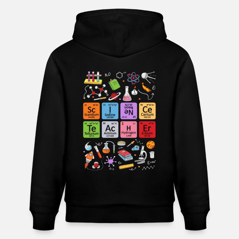 Geschenke Physiklehrer - Stanley/Stella Unisex Bio-Hoodie CRUISER - Schwarz