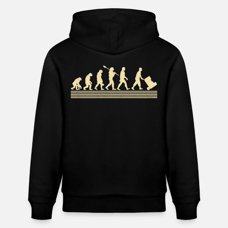 Logistiker-evolution - Stanley/Stella Unisex Bio-Hoodie CRUISER  - Schwarz