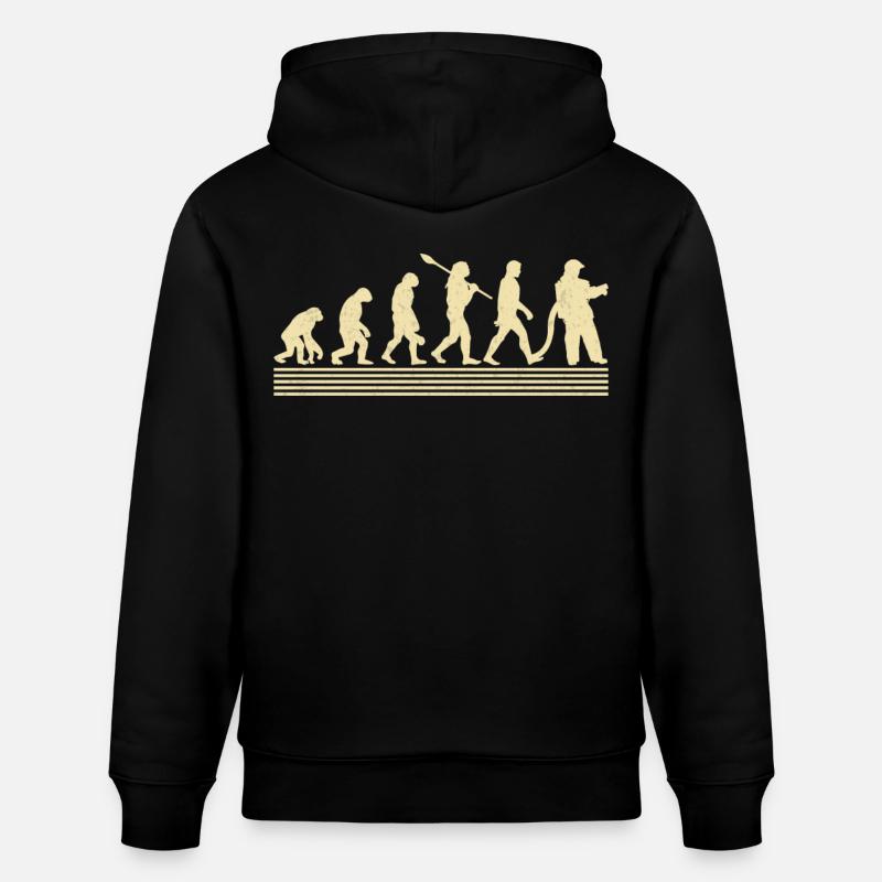 Feuerwehr-evolution - Stanley/Stella Unisex Bio-Hoodie CRUISER  - Schwarz