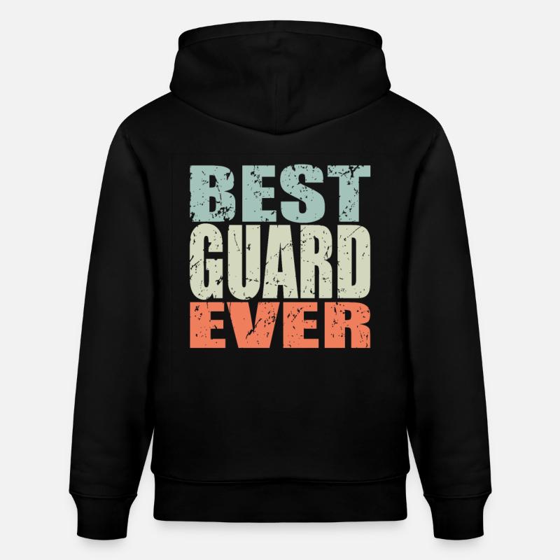 Best Wachmann ever Wachmann Geschenk - Stanley/Stella Unisex Bio-Hoodie CRUISER  - Schwarz